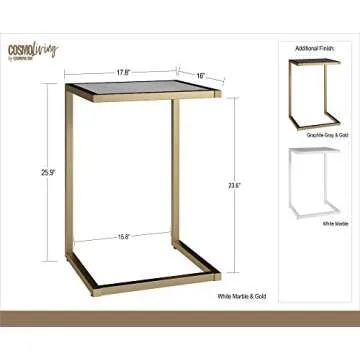 Stylish CosmoLiving Scarlett C Table for Small Spaces