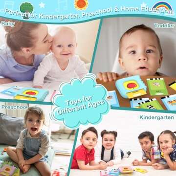 Talking Flash Cards for Toddlers 1-3 Educational Learning Toy