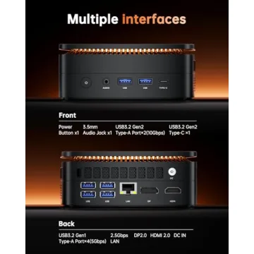 Compact KAMRUI Hyper H1 Mini Gaming Desktop PC