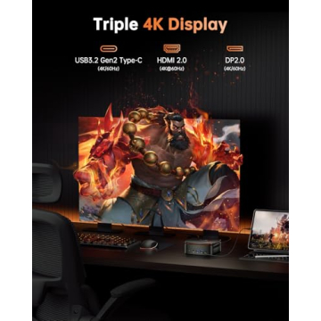 Compact KAMRUI Hyper H1 Mini Gaming Desktop PC