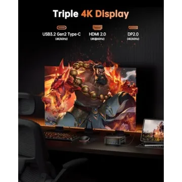 Compact KAMRUI Hyper H1 Mini Gaming Desktop PC