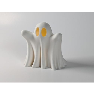 LED Tea Light Halloween Ghost Decoration Spooky Candle Holder