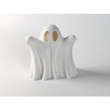 LED Tea Light Halloween Ghost Decoration Spooky Candle Holder