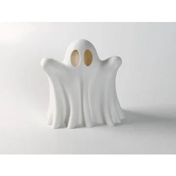 LED Tea Light Halloween Ghost Decoration Spooky Candle Holder