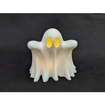 LED Tea Light Halloween Ghost Decoration Spooky Candle Holder