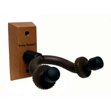 Tetra-Teknica Essentials Series EGH-01NW-2P Hardwood Home & Studio Guitar Hanger, 2 Pack