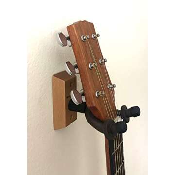 Tetra-Teknica Essentials Series EGH-01NW-2P Hardwood Home & Studio Guitar Hanger, 2 Pack