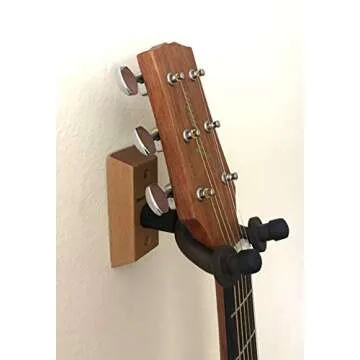 Tetra-Teknica Essentials Series EGH-01NW-2P Hardwood Home & Studio Guitar Hanger, 2 Pack