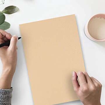 JAM PAPER Legal Parchment 24lb Paper - 90 gsm - 8.5 x 14 - Brown Recycled - 100 Sheets/Pack