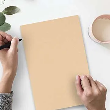 JAM PAPER Legal Parchment 24lb Paper - 90 gsm - 8.5 x 14 - Brown Recycled - 100 Sheets/Pack