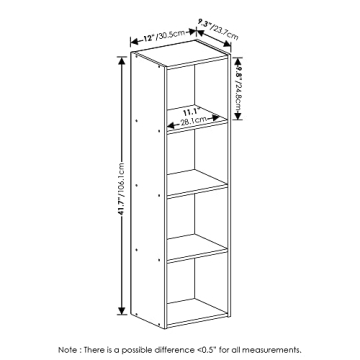 Durable Furinno Luder Bookcase for Stylish Storage Solutions