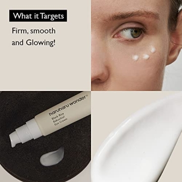 Haruharu Black Rice Bakuchiol Eye Cream for Youthful Eyes
