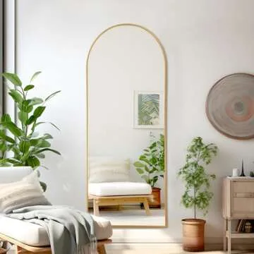 NicBex Arched Full Length Mirror - Elegant Design & Safe