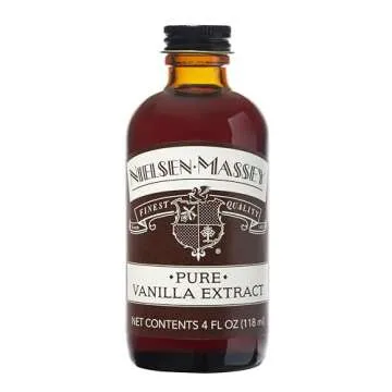 Nielsen-Massey Pure Vanilla Extract for Baking and Cooking, 4 Ounce Bottle