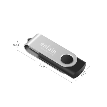 10-Pack Enfain 16GB USB Flash Drives for Easy Data Storage