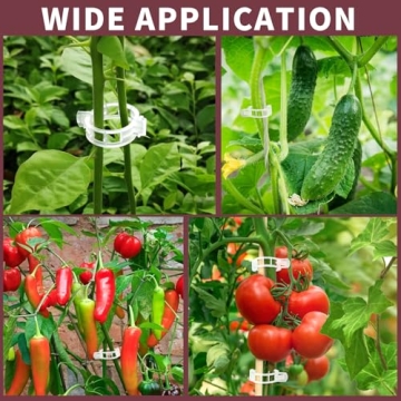FANDAMEI 300 PCS Plant Support Clips for Gardeners