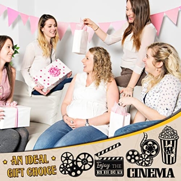 5 Pieces Metal Movie Decor for Home Theaters and More