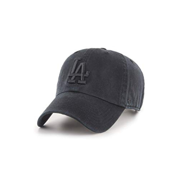 47 Brand Strapback Cap - Clean UP LA Dodgers Black Washed | Adjustable & Stylish