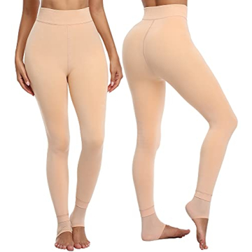 Warmth & Comfort: CHRLEISURE Fleece-Lined Leggings