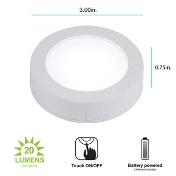 GE Wireless LED Puck Lights for Energy Saving Illumination