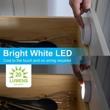 GE Wireless LED Puck Lights for Energy Saving Illumination