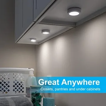 GE Wireless LED Puck Lights for Energy Saving Illumination