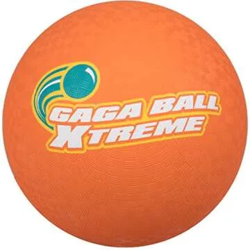 Gaga Ball Xtreme 2 Pack - 8.5 Inch Playground Balls w Air Pump - Durable Bouncing Rubber Balls for Kickball, Dodge Ball, Handball, Four Square, Camp, Kids Party Games - Great for Outside Summer Play