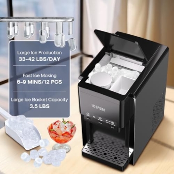 ICEPURE 3-in-1 Water Cooler with Ice Maker & Dispenser