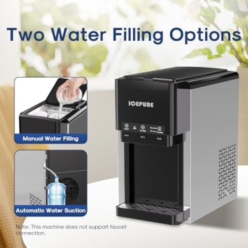 ICEPURE 3-in-1 Water Cooler with Ice Maker & Dispenser