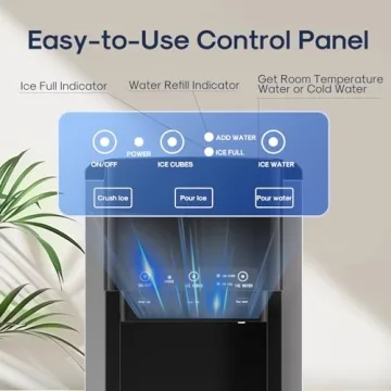 ICEPURE 3-in-1 Water Cooler with Ice Maker & Dispenser
