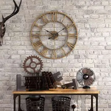 Stunning Large Rustic Metal Wall Clocks for Home Decor