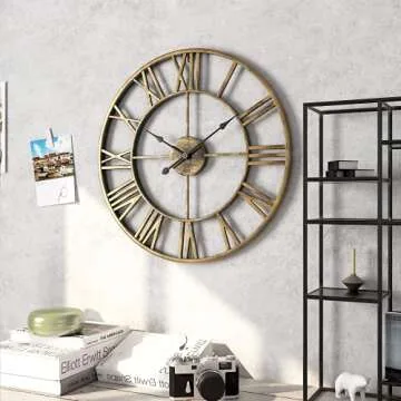 Stunning Large Rustic Metal Wall Clocks for Home Decor