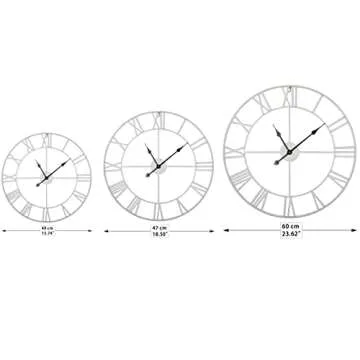 Stunning Large Rustic Metal Wall Clocks for Home Decor