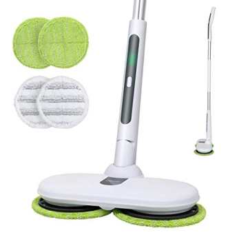 OGORI Cordless Electric Spin Mop for Easy Home Cleaning