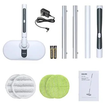 OGORI Cordless Electric Spin Mop for Easy Home Cleaning
