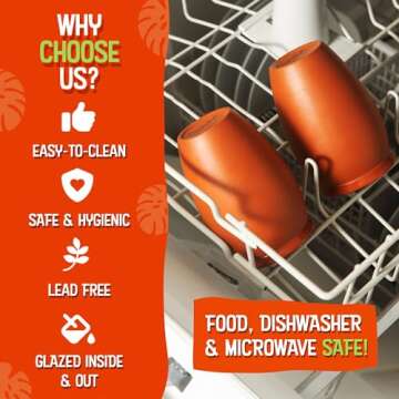 CANTAREY - 12oz Clay Cups for Tequila, Margaritas, Mojitos and More, Cantaritos de Barro Mexicanos, Natural Clay Margarita Glasses, Taco Tuesday Tazas de Barro, Set of 6