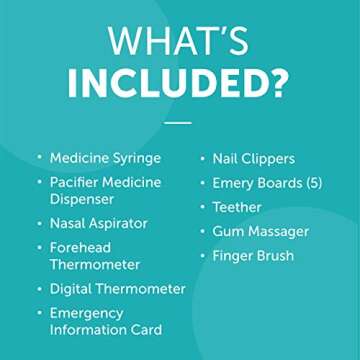 Summer Complete Nursery Care Kit, Teal/White