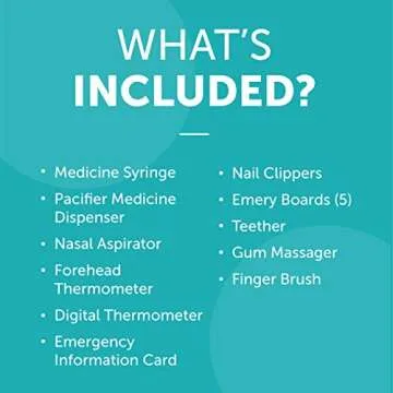 Summer Complete Nursery Care Kit, Teal/White