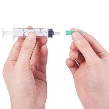 FINGERINSPIRE 80 Pcs Tapered Needles for Glue and Oil