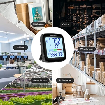 SMARTRO SC92 Indoor Outdoor Thermometer with Wireless Sensors