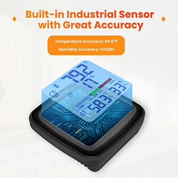 SMARTRO SC92 Indoor Outdoor Thermometer with Wireless Sensors