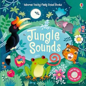 Realistic Jungle Sounds Kids Book for Engaging Reading