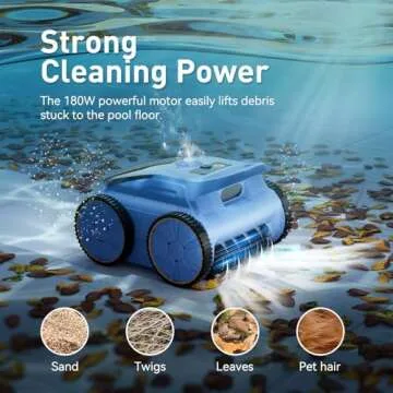 Seauto Smart Pool Robot Vacuum - Clean Effortlessly Today!