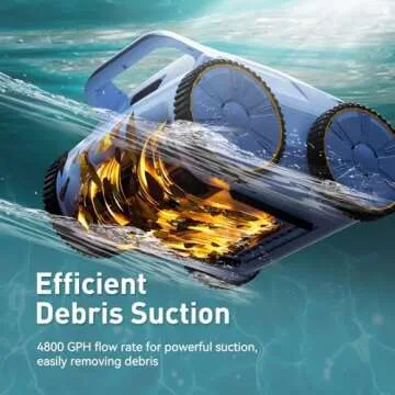 Seauto Smart Pool Robot Vacuum - Clean Effortlessly Today!