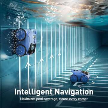 Seauto Smart Pool Robot Vacuum - Clean Effortlessly Today!