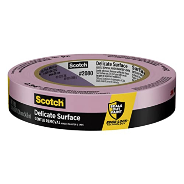 Scotch Delicate Surfaces Painters Tape, 0.94 in x 60 yd, Damage-Free Painting Prep, Protect Delicate...