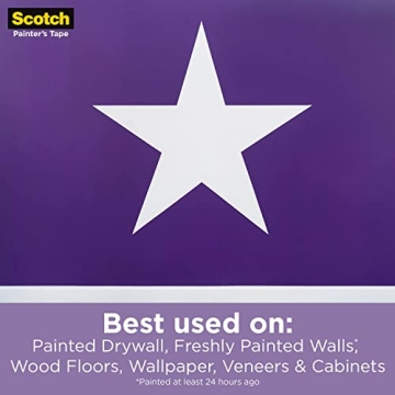 Scotch Delicate Surfaces Painters Tape for Safe Painting