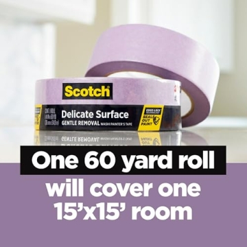 Scotch Delicate Surfaces Painters Tape for Safe Painting