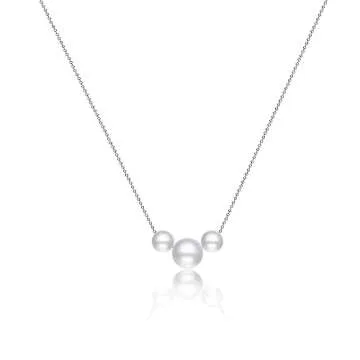 Kyerlyn Dainty Pearl Pendant Necklace - Elegant Gift for Her