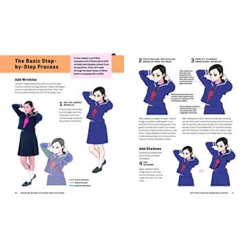 How to Draw Clothing for Manga: Learn to Draw Amazing Outfits and Creative Costumes for Manga and Anime - 35+ Outfits Side by Side with Modeled Photos